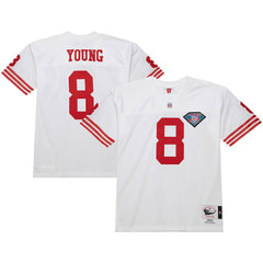 Mitchell & Ness Steve Young San Francisco 49ers 1994 Authentic Throwback Retired Player Jersey White