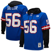Mitchell & Ness Lawrence Taylor New York Giants Player Name & Number Hoodie Legacy Jersey Royal