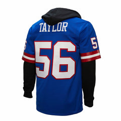 Mitchell & Ness Lawrence Taylor New York Giants Player Name & Number Hoodie Legacy Jersey Royal