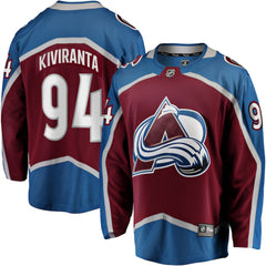 Joel Kiviranta Colorado Avalanche Fanatics Home Premier Breakaway Player Jersey - Maroon - NHL 201452139