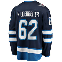 Nino Niederreiter Winnipeg Jets Fanatics Home Premier Breakaway Player Jersey - Navy - NHL 201452154