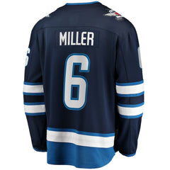 Colin Miller Winnipeg Jets Fanatics Home Premier Breakaway Player Jersey - Navy - NHL 201452157