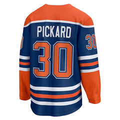 Calvin Pickard Edmonton Oilers Fanatics Home Premier Breakaway Player Jersey - Royal - NHL 201452178
