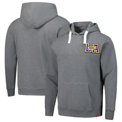 Los Angeles Lakers Sportiqe Unisex Varsity Collection Blake Pullover Hoodie Heather Gray