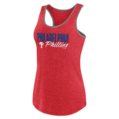 Philadelphia Phillies Profile Women's Plus Size Racerback Tank Top - Red - MLB Sale