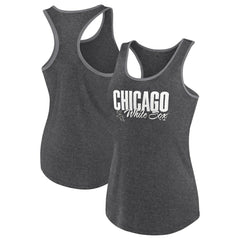 Chicago White Sox Profile Women's Plus Size Racerback Tank Top - Black - MLB on Sale
