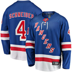 Braden Schneider New York Rangers Fanatics Home Premier Breakaway Player Jersey - Blue - NHL 201462547