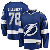 Emil Lilleberg Tampa Bay Lightning Fanatics Home Premier Breakaway Player Jersey - Blue - NHL 201462574