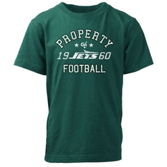New York Jets Wes & Willy Youth Property Of T-Shirt Green