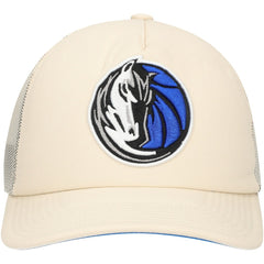 Dallas Mavericks Trucker Adjustable Hat for sale Cream | Mitchell & Ness Lifestyle