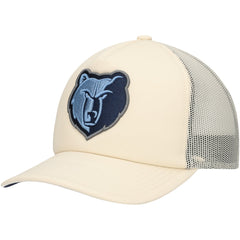 Memphis Grizzlies Trucker Adjustable Hat Cream | Mitchell & Ness Lifestyle