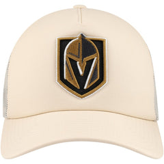 Vegas Golden Knights Mitchell & Ness Foam Front Trucker Adjustable Hat - Cream - NHL 201463704