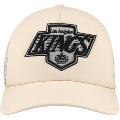 Los Angeles Kings Mitchell & Ness Foam Front Trucker Adjustable Hat - Cream - NHL 201463705