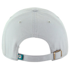 47 brand Miami Dolphins '47 Team Clean Up Adjustable Hat Gray