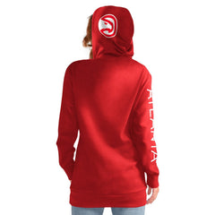 Atlanta Hawks G-III 4Her by Carl Banks Women's Base Coach Pullover Hoodie Red