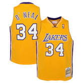 Shaquille O'Neal Los Angeles Lakers Youth 1999/00 Hardwood Classics Swingman Jersey Gold | Mitchell & Ness US