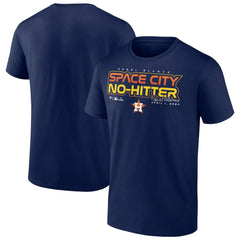 Ronel Blanco Houston Astros Space City No-Hitter T-Shirt - Navy - MLB Discount