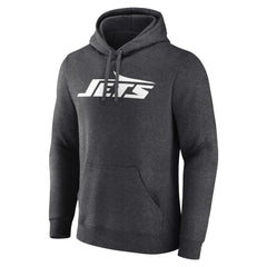 Fanatics New York Jets Primary Logo Pullover Hoodie Charcoal