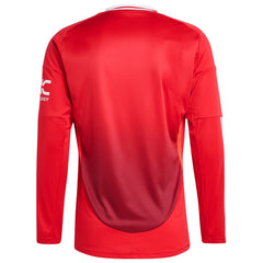 Manchester United 2024/25 Home Long Sleeve Replica Jersey Red - Adidas for sale