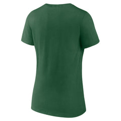 Fanatics New York Jets Women's Team Lock-Up V-Neck T-Shirt Green