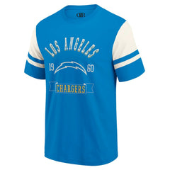 Fanatics Los Angeles Chargers Darius Rucker Collection Football T-Shirt Powder Blue