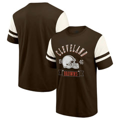 Fanatics Cleveland Browns Darius Rucker Collection Football T-Shirt Brown