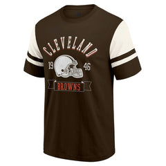 Fanatics Cleveland Browns Darius Rucker Collection Football T-Shirt Brown