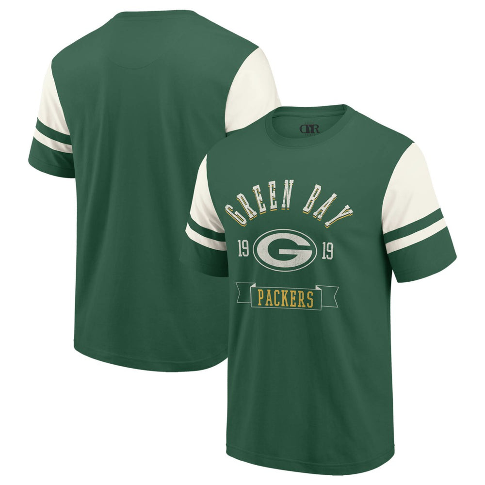 Fanatics Green Bay Packers Darius Rucker Collection Football T-Shirt Green