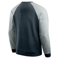 Fanatics Houston Texans Darius Rucker Collection Colorblock Pullover Sweatshirt Navy/Heather Gray