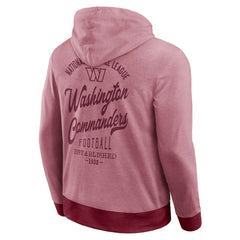 Fanatics Washington Commanders Darius Rucker Collection Tonal Knit Pullover Hoodie Burgundy