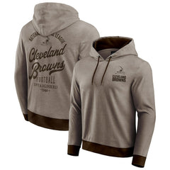 Fanatics Cleveland Browns Darius Rucker Collection Tonal Knit Pullover Hoodie Brown