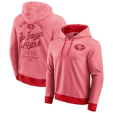 Fanatics San Francisco 49ers Darius Rucker Collection Tonal Knit Pullover Hoodie Scarlet