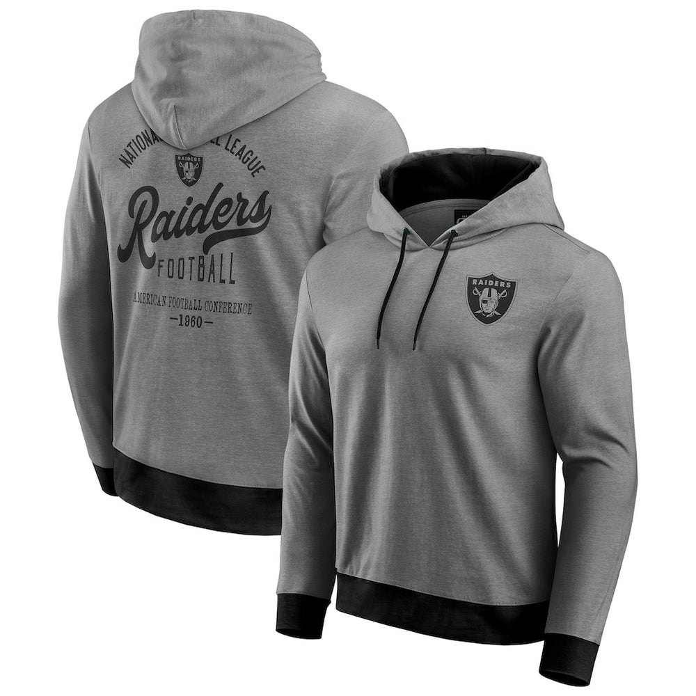 Fanatics Las Vegas Raiders Darius Rucker Collection Tonal Knit Pullover Hoodie Black