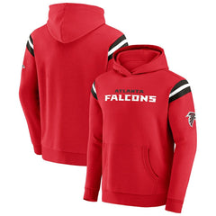 Fanatics Atlanta Falcons Darius Rucker Collection Football Washed Pullover Hoodie Red