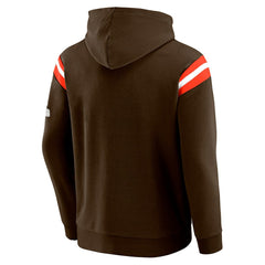 Fanatics Cleveland Browns Darius Rucker Collection Football Washed Pullover Hoodie Brown