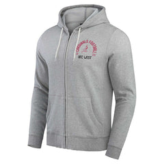Fanatics Arizona Cardinals Darius Rucker Collection Vintage Stripe Full-Zip Hoodie Heather Gray