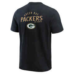 Fanatics Green Bay Packers Darius Rucker Collection Washed Henley T-Shirt Black