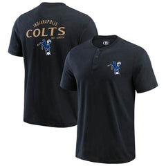 Fanatics Indianapolis Colts Darius Rucker Collection Washed Henley T-Shirt Black