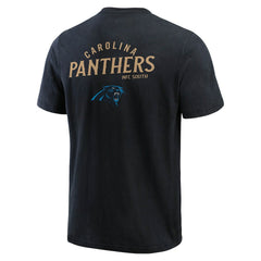 Fanatics Carolina Panthers Darius Rucker Collection Washed Henley T-Shirt Black