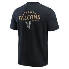 Fanatics Atlanta Falcons Darius Rucker Collection Washed Henley T-Shirt Black