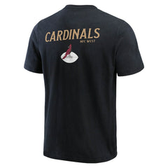 Fanatics Arizona Cardinals Darius Rucker Collection Washed Henley T-Shirt Black