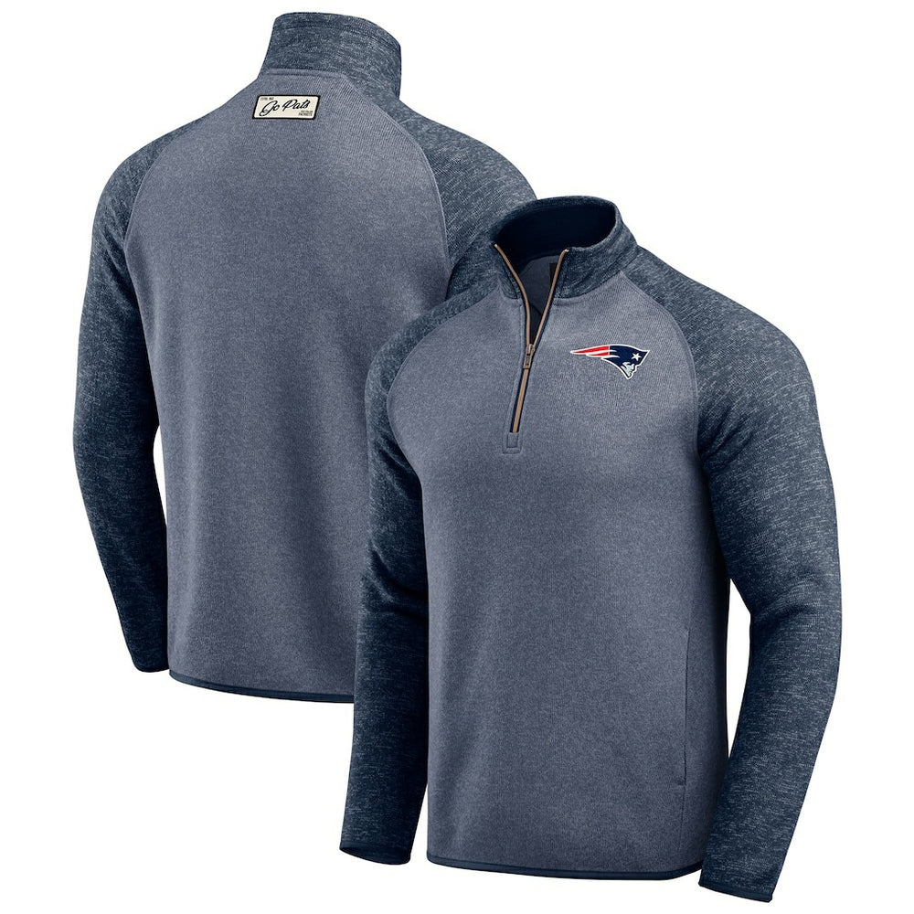 Fanatics New England Patriots Darius Rucker Collection Tonal Quarter-Zip Jacket Navy
