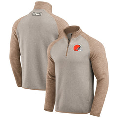 Fanatics Cleveland Browns Darius Rucker Collection Tonal Quarter-Zip Jacket Tan