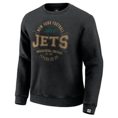 Fanatics New York Jets Darius Rucker Collection Vintage Pullover Sweatshirt Black