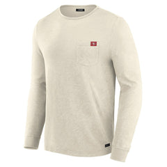 San Francisco 49ers J. Palmer In-The-Pocket Long Sleeve T-Shirt Cream