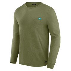Miami Dolphins J. Palmer In-The-Pocket Long Sleeve T-Shirt Olive