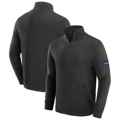 Baltimore Ravens J. Palmer Franchise Quarter-Zip Sweater Black