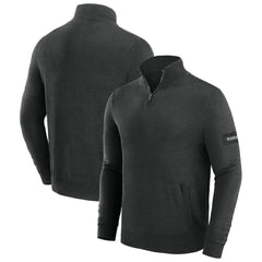Las Vegas Raiders J. Palmer Franchise Quarter-Zip Sweater Black