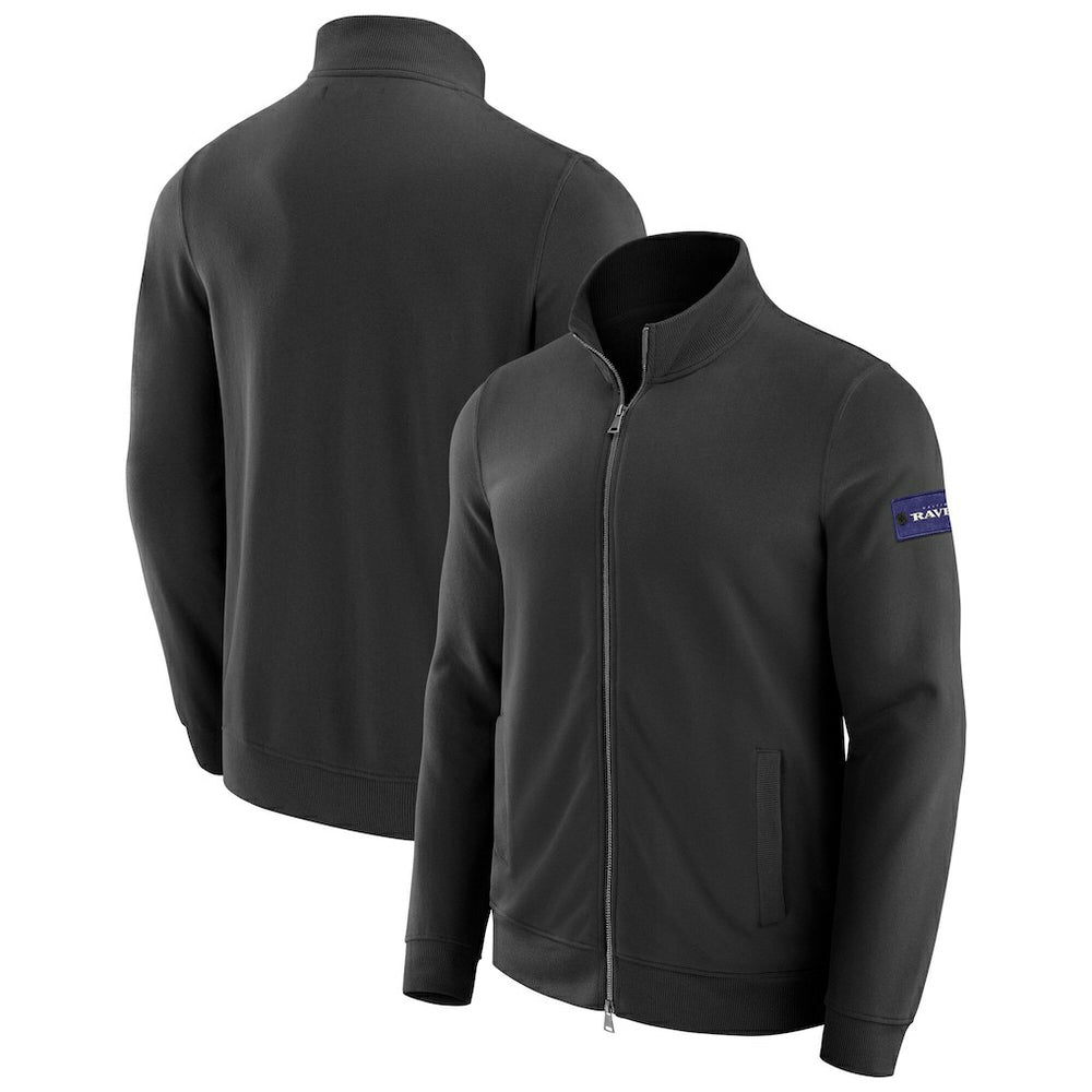 Baltimore Ravens J. Palmer QB1 Full-Zip Sweatshirt Black