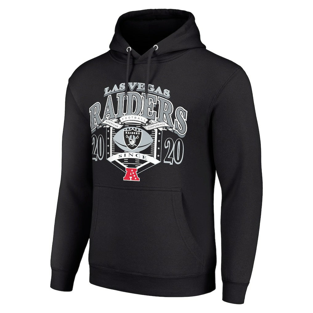 Las Vegas Raiders Starter 80s Retro Pullover Hoodie Black